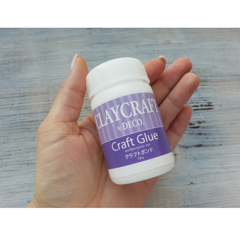 Polymer clay store glue